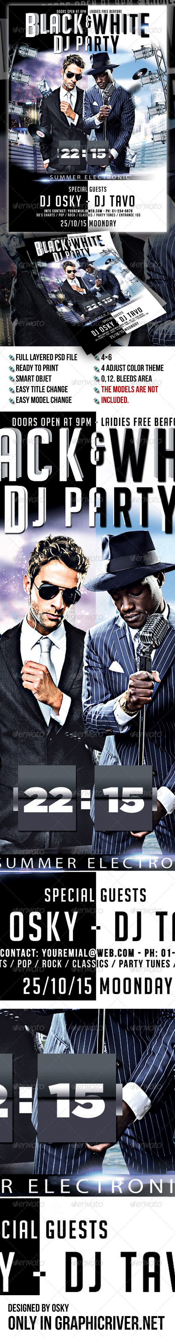 Black And White Dj - Clubs & Parties Events