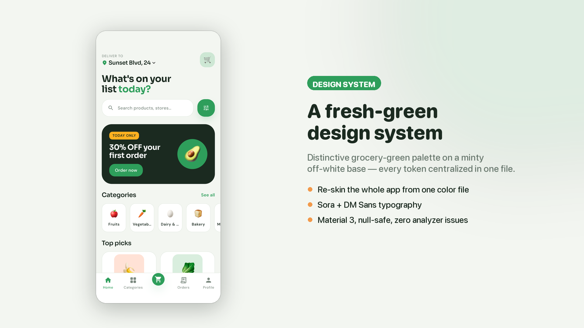 Freshko | Flutter Grocery App UI Kit by coderqh | CodeCanyon