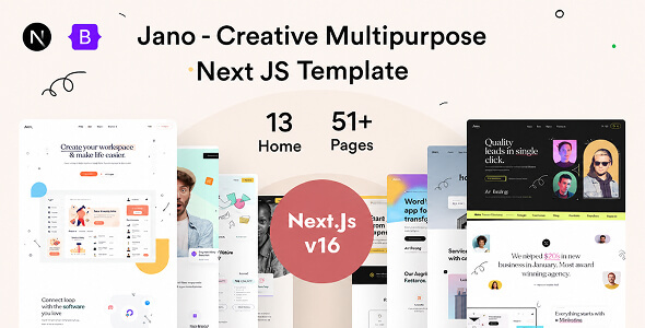 Jano - Modern & Multipurpose React NextJs Template by ib-themes ...