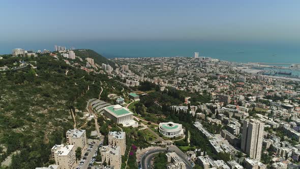 Aerial view of Haifa  alt