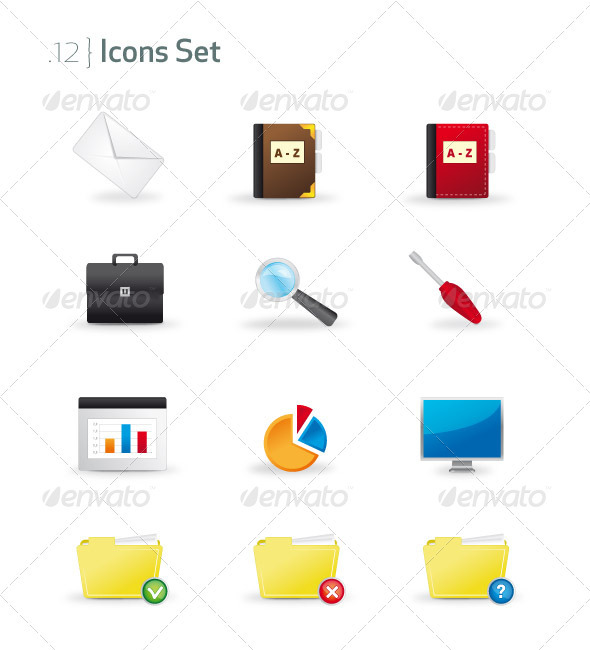 Business & Office Icons Set - Business Icons