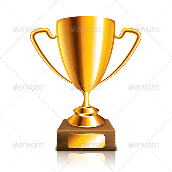 Golden Trophy - Decorative Symbols Decorative
