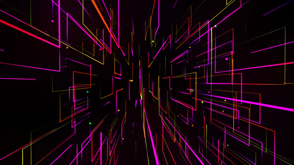 VJ Colorful Neon Light Dance Background by HK_graphic | VideoHive