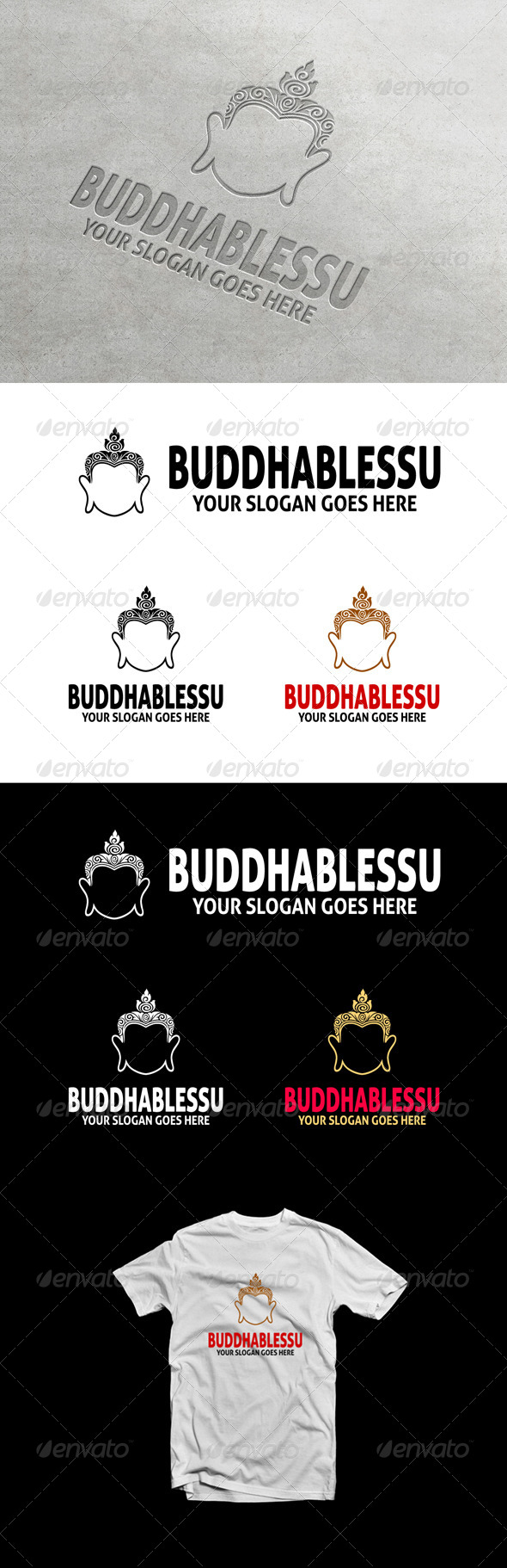 BuddhaBlessU Logo - Symbols Logo Templates