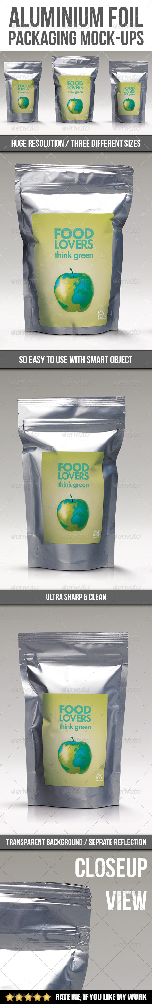 Aluminium Packaging Mock-up - Product Mock-Ups Graphics