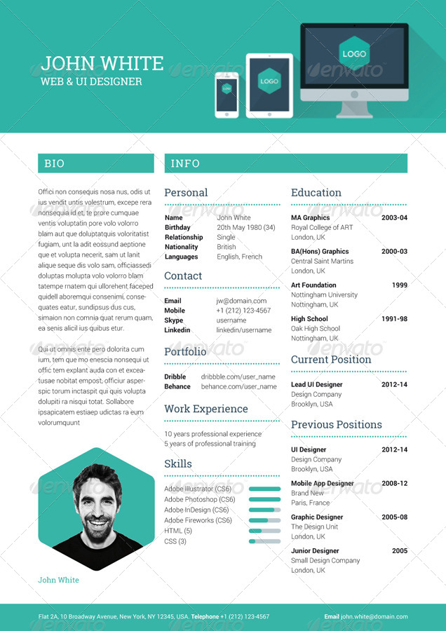 creative resume design templates creative resume cv by ikonome graphicriver creative resume design templates creative resume cv by ikonome graphicriver