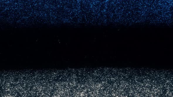 Estonia Flag With Abstract Particles