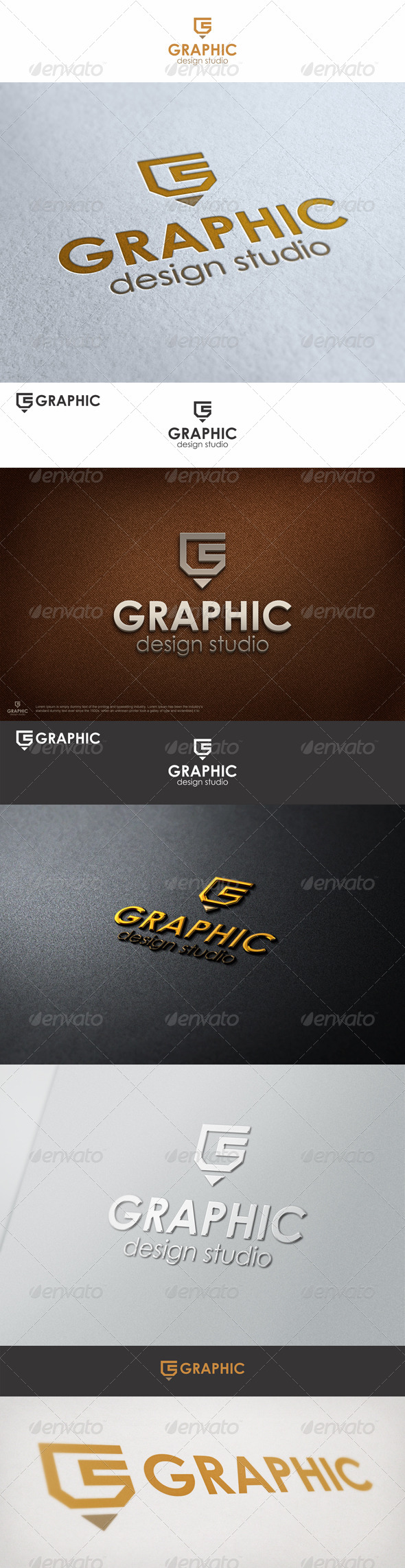 Graphic Pencil Studio Logo G - Vector Abstract