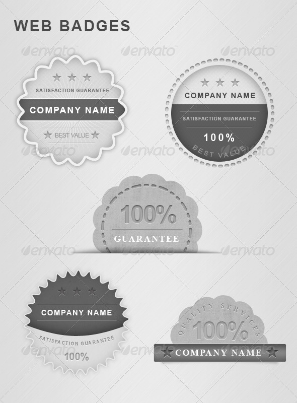 Guarantee web badge - Badges & Stickers Web Elements