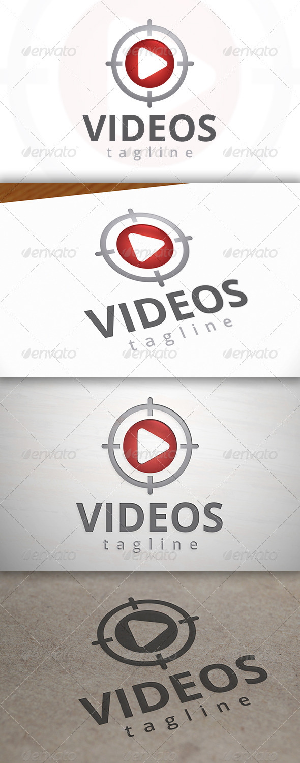 Video Target Logo - Symbols Logo Templates