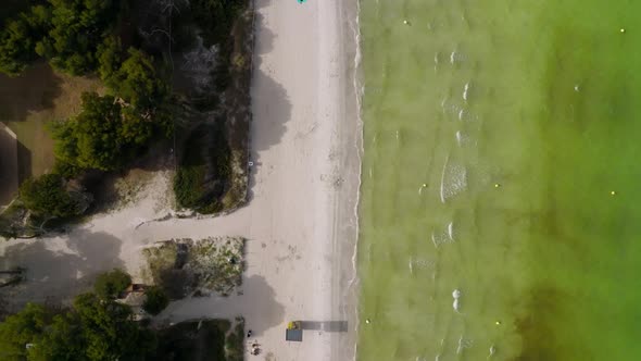 Aerial View of the Beach in Palma De Mallorca alt