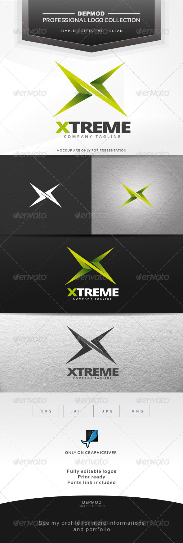 Xtreme Logo - Letters Logo Templates