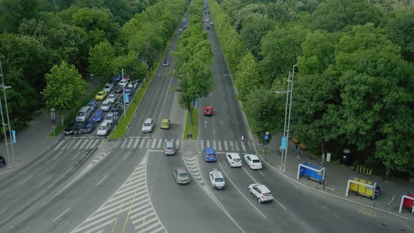 Sky Tower Overhead View of Metropolitan Boulevard alt