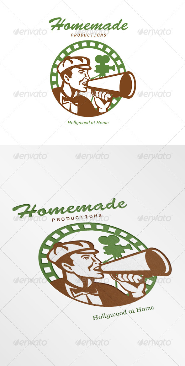 Homemade Productions Movie Camera Logo - Humans Logo Templates