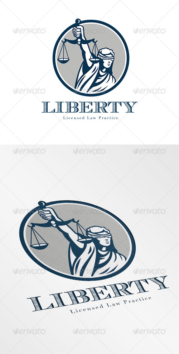 Liberty Law Practice Logo - Humans Logo Templates