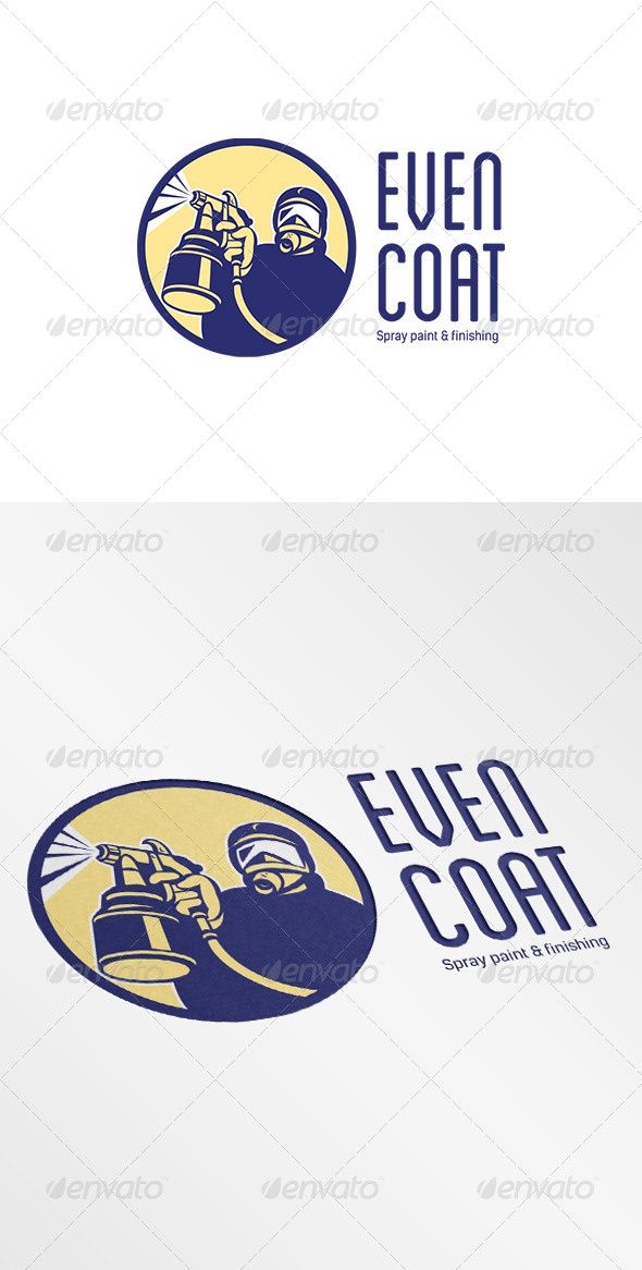 Even Coat Spray Paint Logo - Humans Logo Templates