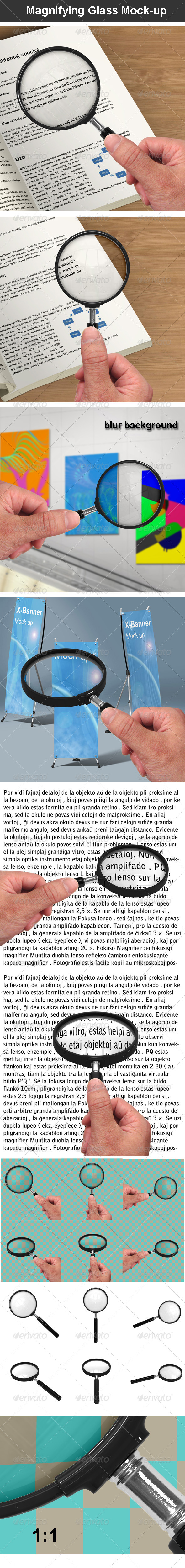 Magnifying Glass Mock-up