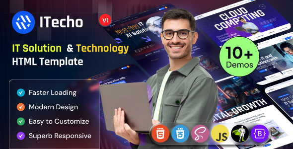 ITecho – IT Solutions & Technology HTML Template – ThemeSparkle