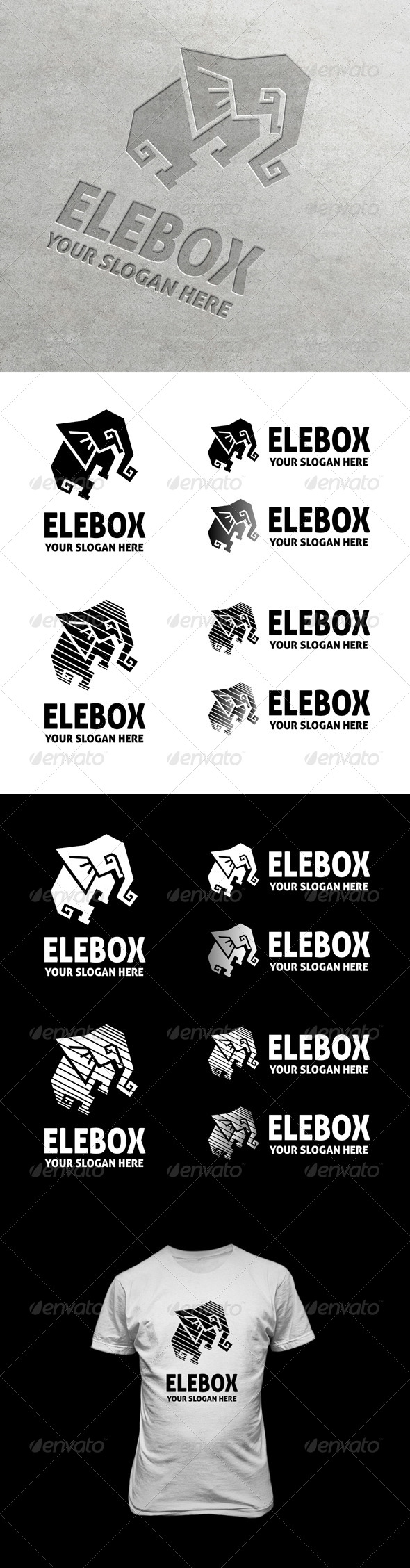 Elebox Logo - Animals Logo Templates