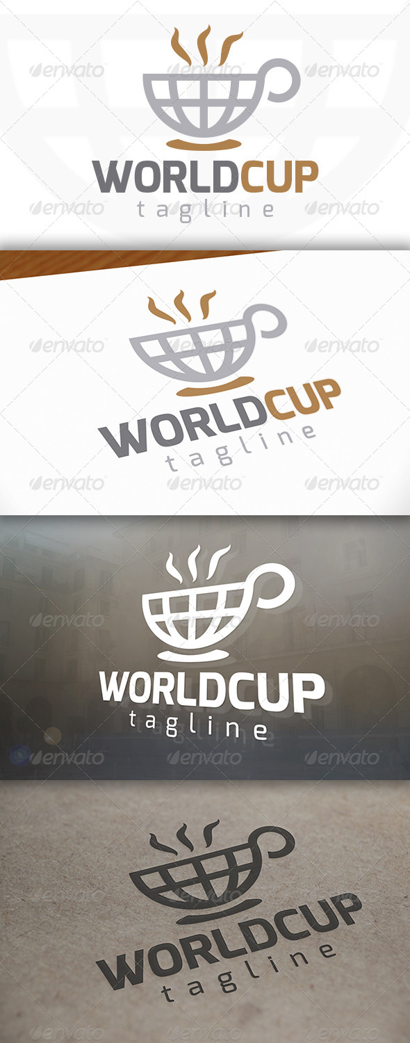 Coffee World Logo - Objects Logo Templates