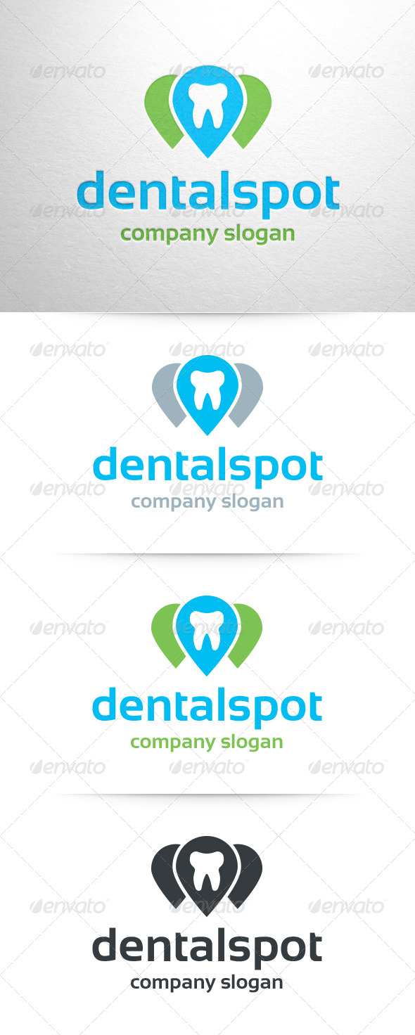Dental Spot Logo - Symbols Logo Templates