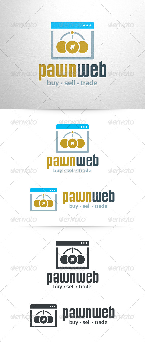 Pawn Web Logo Template - Symbols Logo Templates