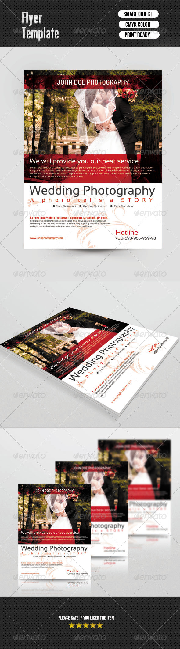 Flyer for Wedding Photographer - Corporate Flyers