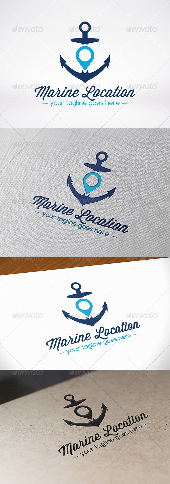 Anchor Locator Logo Template - Objects Logo Templates