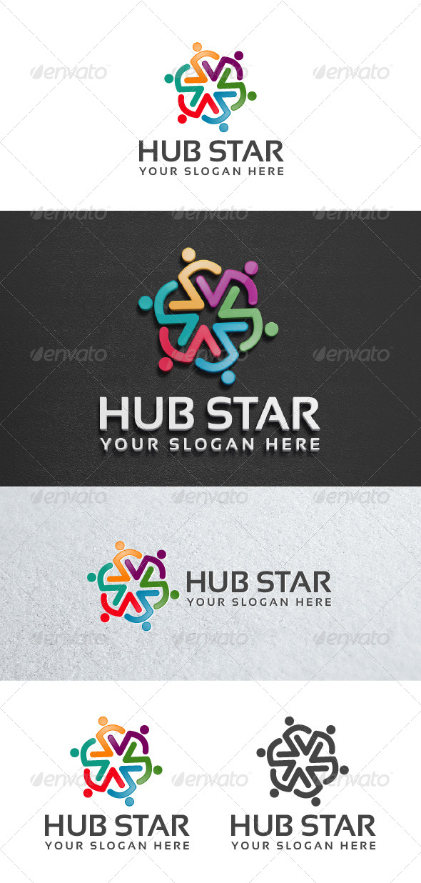 Hub Star - Symbols Logo Templates