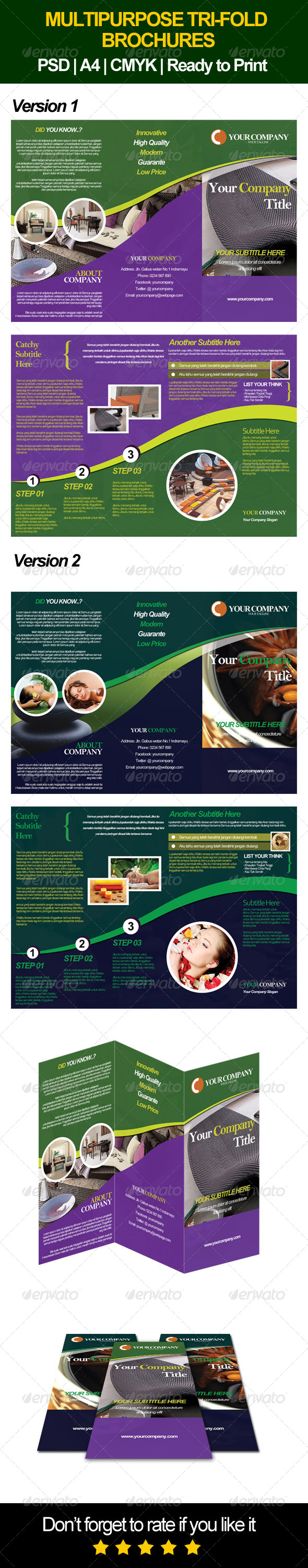 Multipurpose Brochure - Informational Brochures