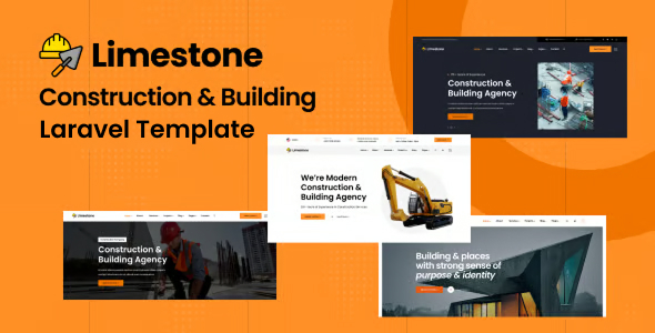 Limeston – Construction & Building Laravel Template