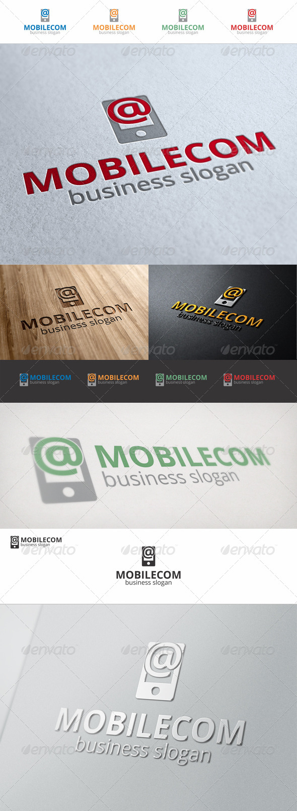 Mobile Com Internet Logo - Objects Logo Templates