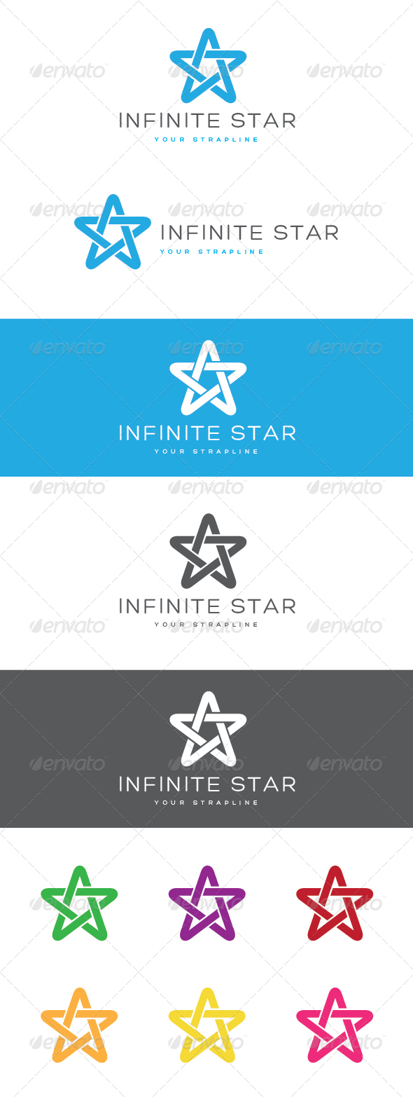 Infinite Star Logo - Symbols Logo Templates