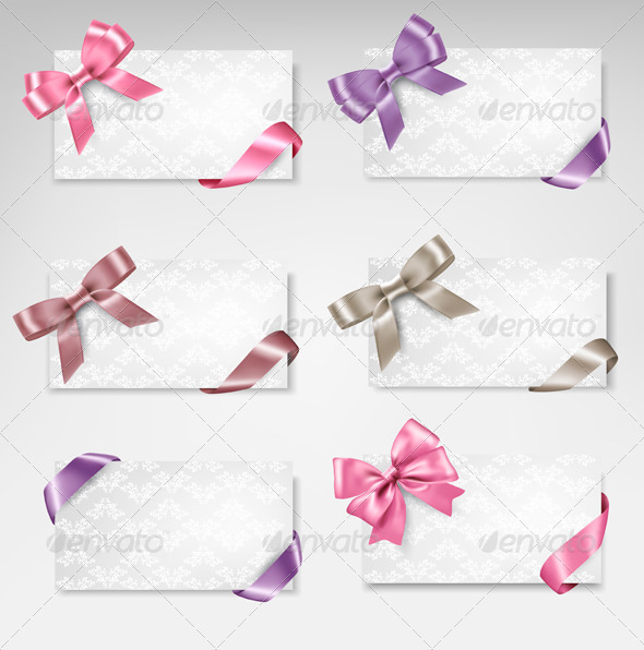 Cards with Bows - Seasons/Holidays Conceptual