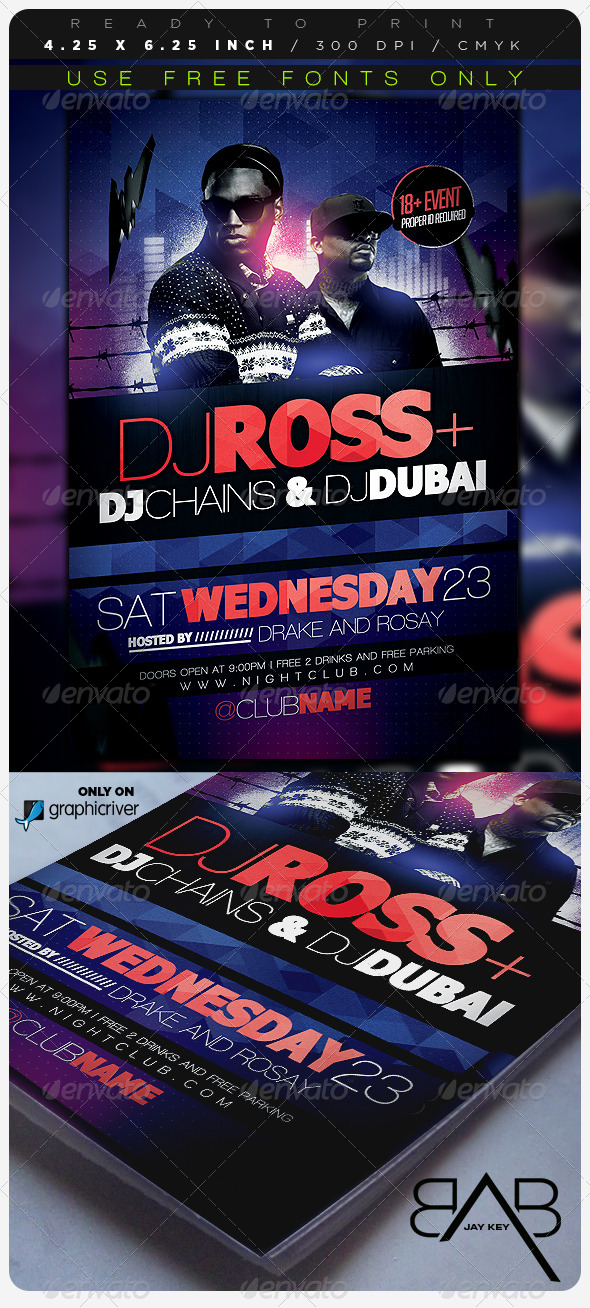 Hip Hop Event Music Flyer - Events Flyers