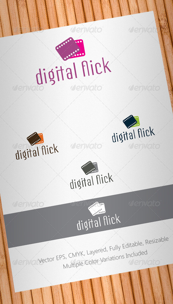 Digital Flick Logo Template - Objects Logo Templates