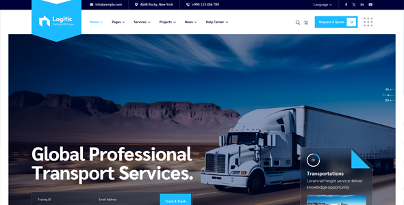 Logitic WordPress Theme: A Complete Solution for Transportation Websites 3 02 screen | Logitic WordPress Theme: A Complete Solution for Transportation Websites