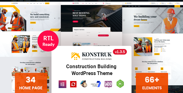 Konstruk - Construction WordPress Theme by rs-theme | ThemeForest