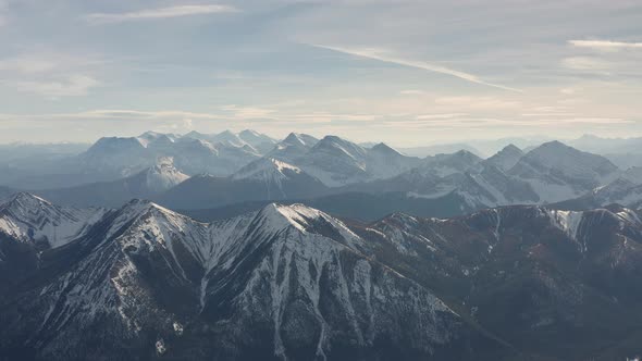 Canadian Rocky Mountain Aerial