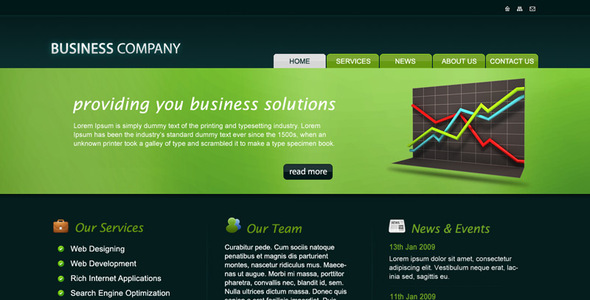 Business Company PSD - ThemeForest 28856