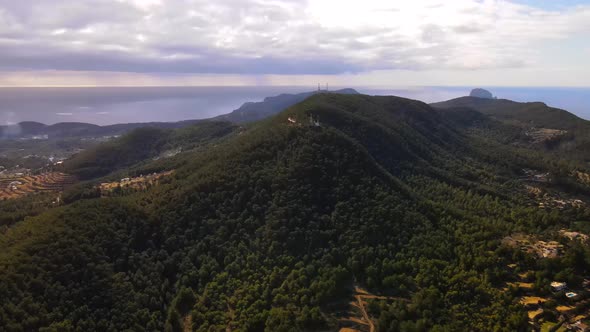 Sa Talaia mountain in Ibiza, Spain alt