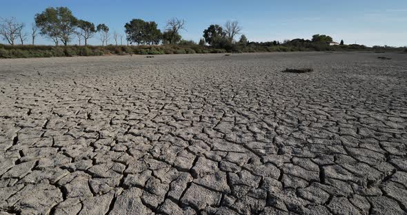 Dryness in the Camargue, France alt