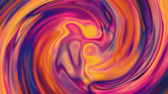 Abstract twirl flow liquid animation motion background. computer generated liquid twisted. Vd 1025