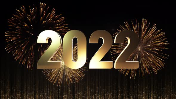 4K 2022 Countdown With Fireworks alt