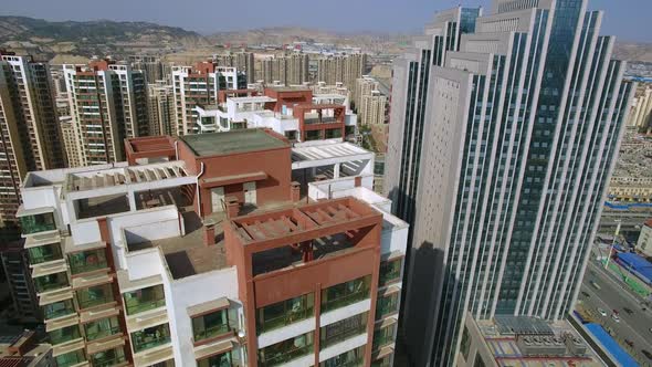 A Modern Chinese Metropolis with Amazing and Unusual Architecture of Buildings