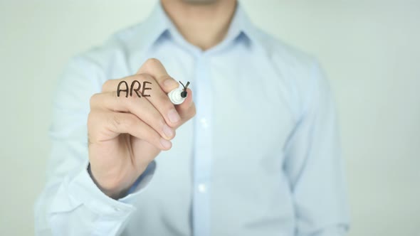 Are You Open To Change?, Writing On Transparent Screen alt