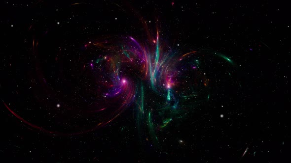 Stars background. Flying Through Space. alt