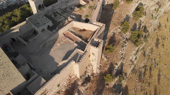 Castillo de Jaen, Spain Jaen's Castle Flying and ground shoots from this medieval castle on afterno alt