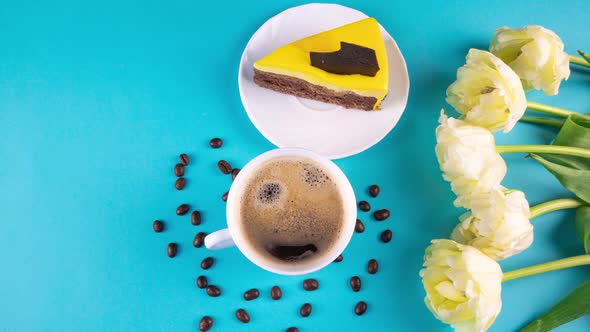 Fresh Aromatic Espresso Coffee with Froth alt