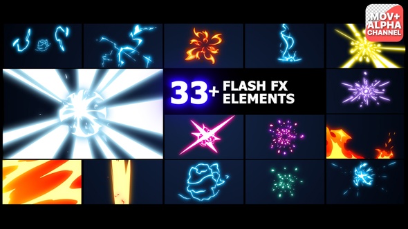 Flash FX Elements Pack | Motion Graphics